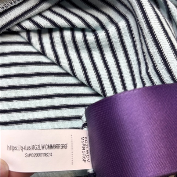 Ralph Lauren purple label striped cotton tee shirt, small - Picture 6 of 7